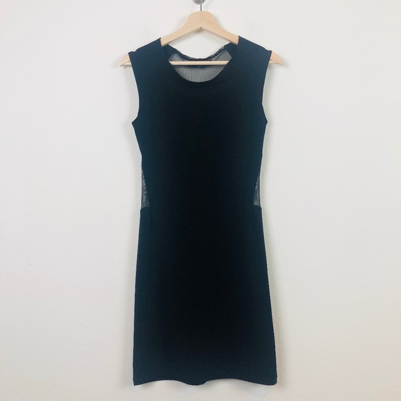 Elizabeth and James Black Mesh Dress - Picture 2 of 7